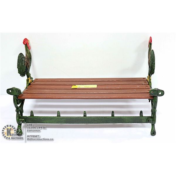 CHICKEN SHELF METAL & WOOD