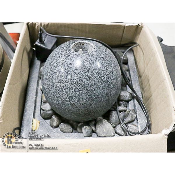 GRANITE TABLE FOUNTAIN (W/ LEDS)