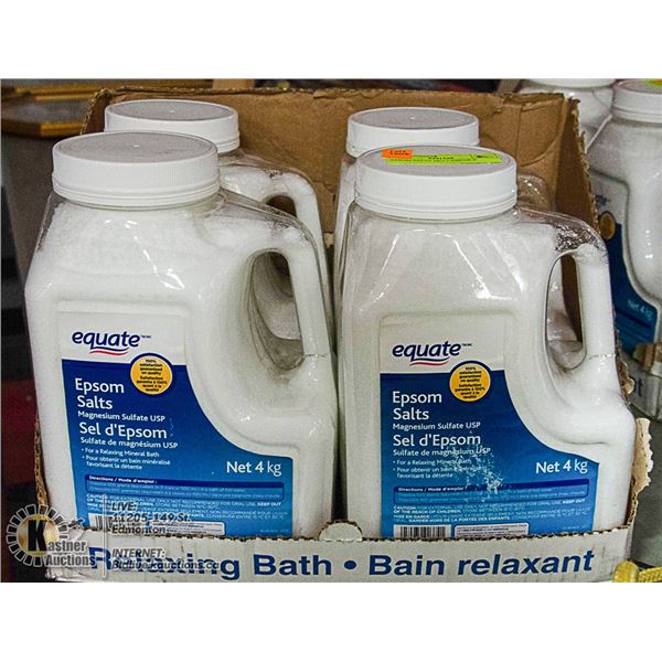 EPSOM SALTS 4KG CASE OF 4