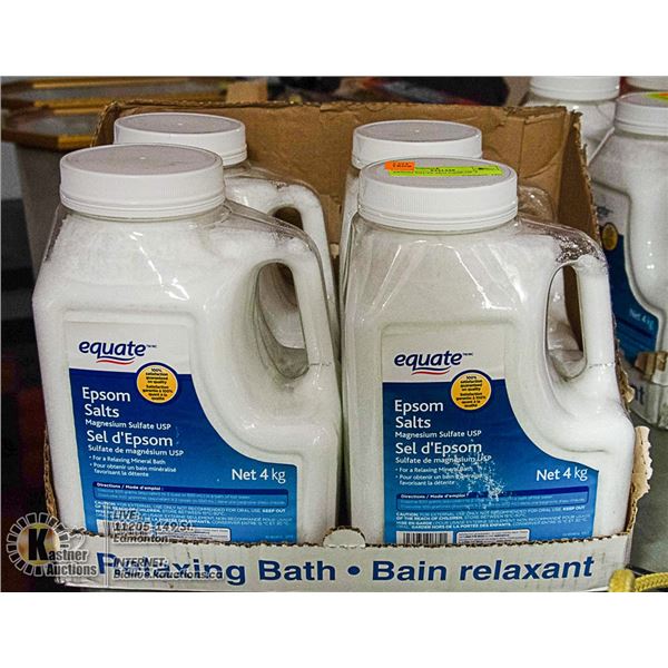 EPSOM SALTS 4KG CASE OF 4