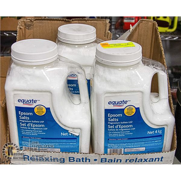 EPSOM SALTS 4KG CASE OF 3