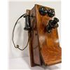 Image 2 : NORTHERN ELECTRIC OAK WALL PHONE