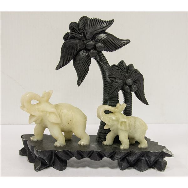 ELEPHANT SOAPSTONE CARVING