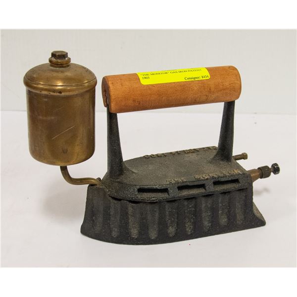 "THE MONITOR" GAS IRON PATENT 1903