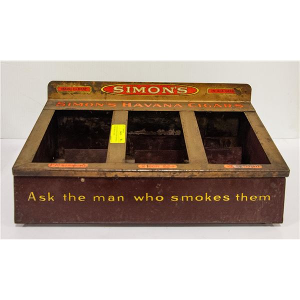 SIMONS HAVANA CIGAR GENERAL STORE DISPLAY CASE