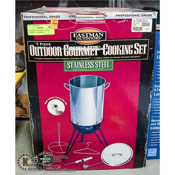 EASTMAN OUTDOOR ST. STEEL GOURMET COOKING SET