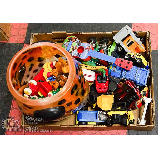 BOX OF ASSORTED TOYS