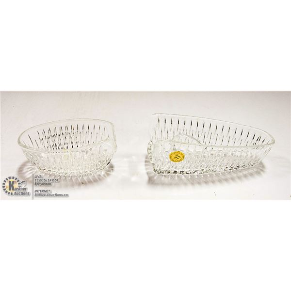 PRINCESS HOUSE CRYSTAL BUFFET UTENSIL HOLDERS