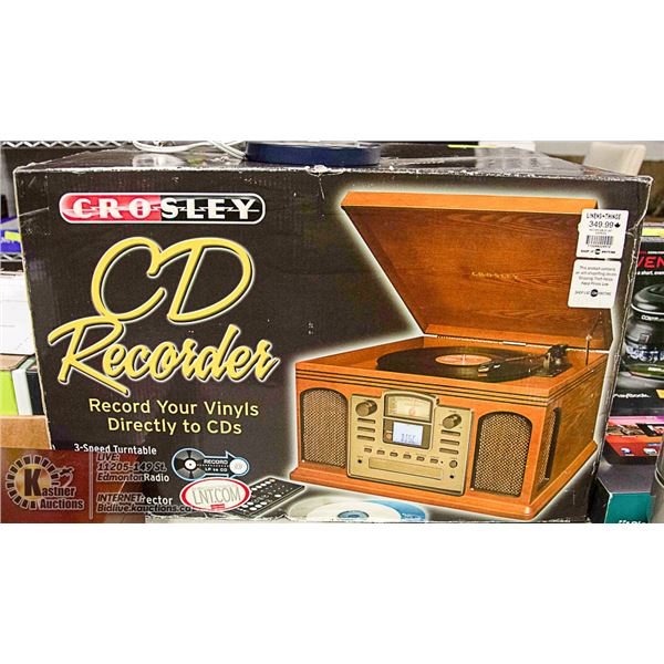 NEW "CROSLEY" CD RECORDER