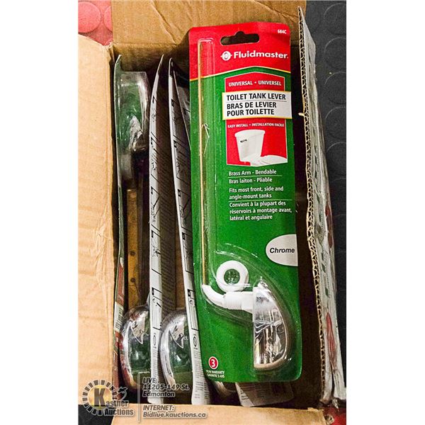 FLUID MASTER CASE OF METAL TOILET LEVERS