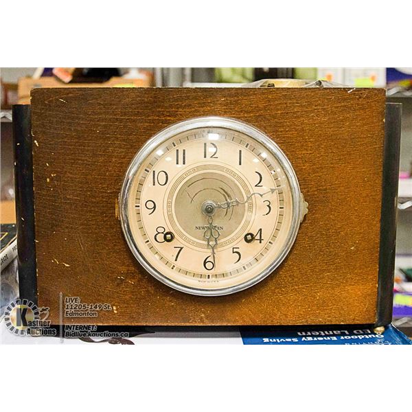 NEW HAVEN CATHEDRAL GONG CLOCK WITH PENDULUM &