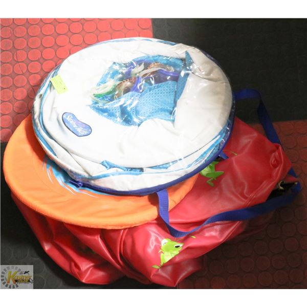 BOUNCER FOR KIDS PLUS A FLOTATION DEVICE WITH