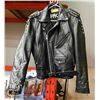 Image 1 : LEATHER STUDDED BIKER JACKET