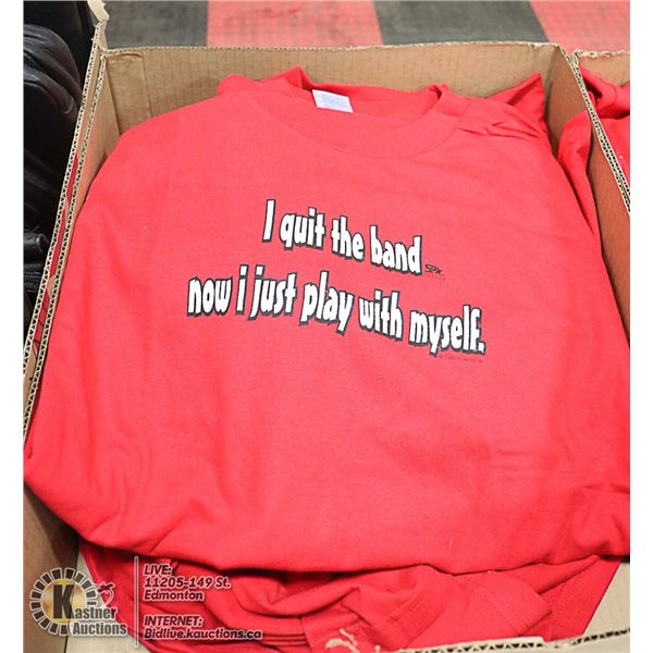 FLAT LOT OF BRAND NEW T-SHIRTS