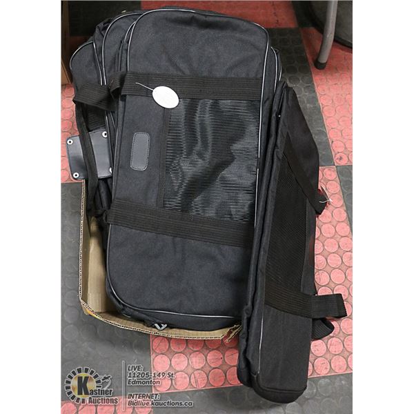 FLAT LOT OF CARRY ALONG BAGS