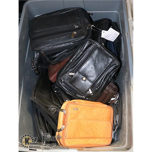 FLAT LOT OF BRAND NEW LEATHER PURSES