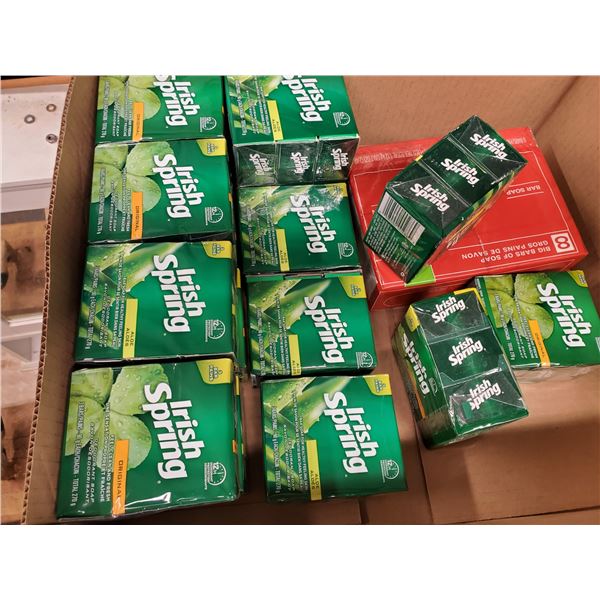 FLAT LOT OF VARIOUS KINDS OF BAR SOAP