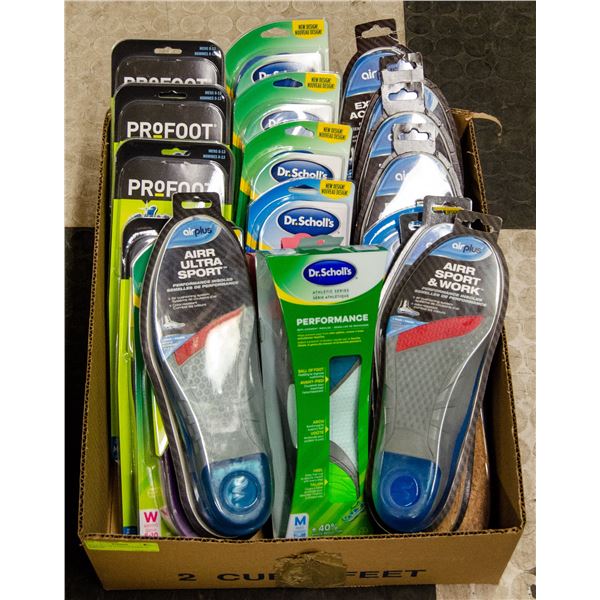 FLAT LOT OF VARIOUS KINDS OF INSOLES