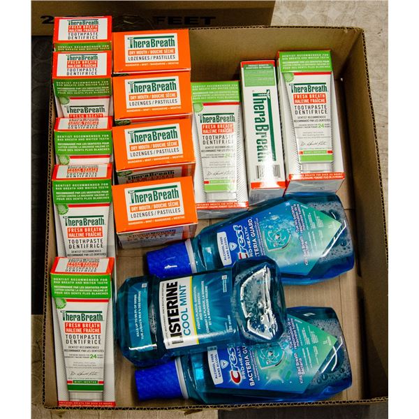 FLAT LOT OF THERABREATH AND MOUTHWASH