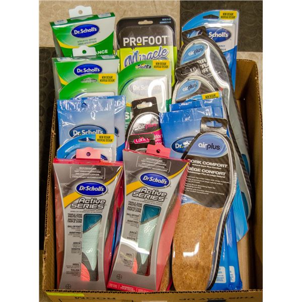 FLAT LOT OF VARIOUS KINDS OF INSOLES