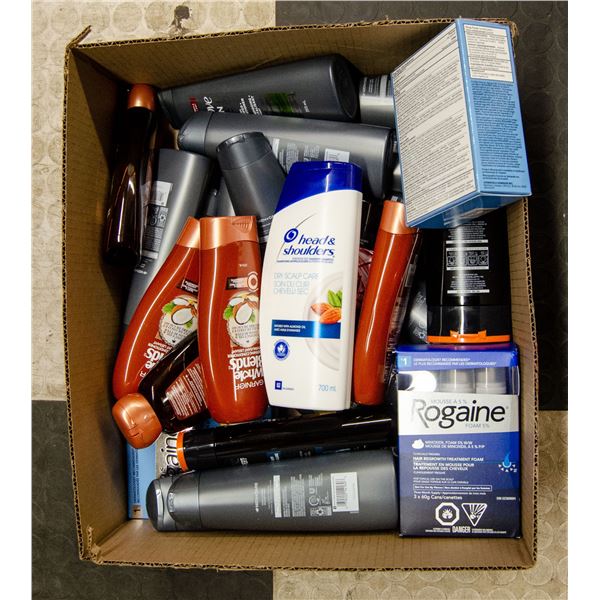 FLAT OF HAIR CARE PRODUCTS