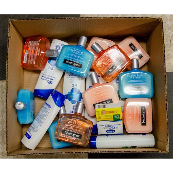 FLAT LOT OF NEUTROGENA  AND HEADS AND SHOULDERS