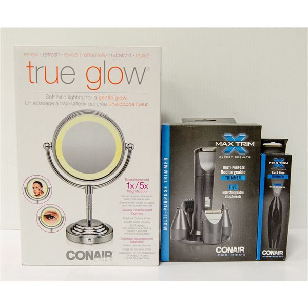 GROOMING SUPPLY LOT MIRROR AND CLIPPER