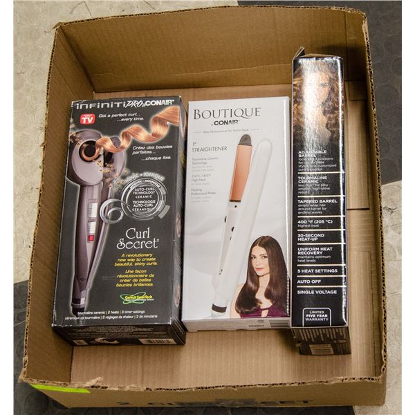 LOT OF WOMENS HAIR STYLING EQUIPMENT