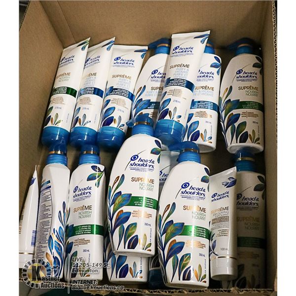 FLAT LOT OF HEAD AND SHOULDERS PRODUCTS