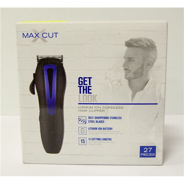 MAX CUT CORDED HAIRCUT KIT WITH CORDLESS TRIMMER