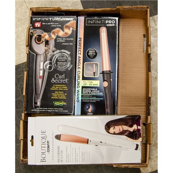 LOT OF WOMENS HAIR STYLING EQUIPMENT