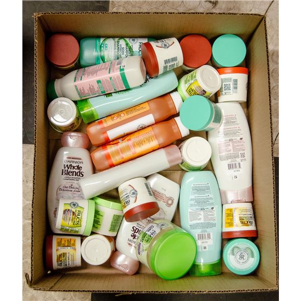 FLAT OF GARNIER HAIR CARE PRODUCTS