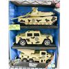 Image 1 : 3 LAZER WHEELS MILITARY VEHICLES,LIGHTS + SOUND