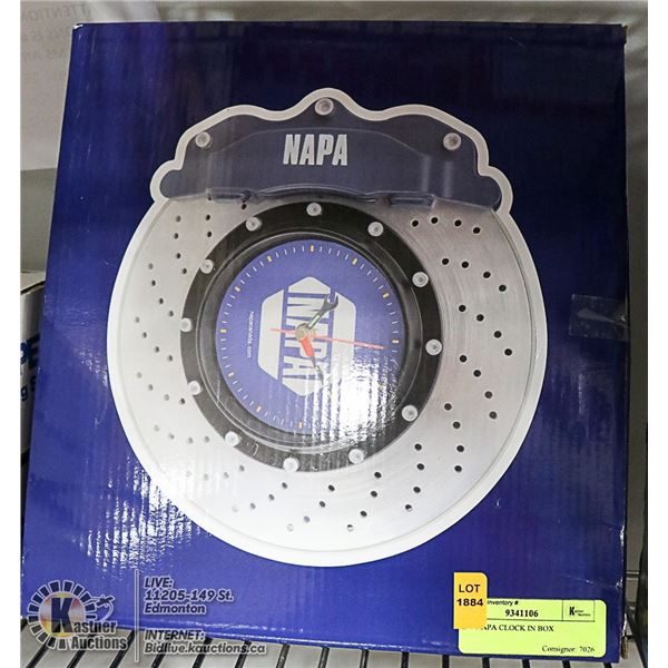 NEW NAPA CLOCK IN BOX