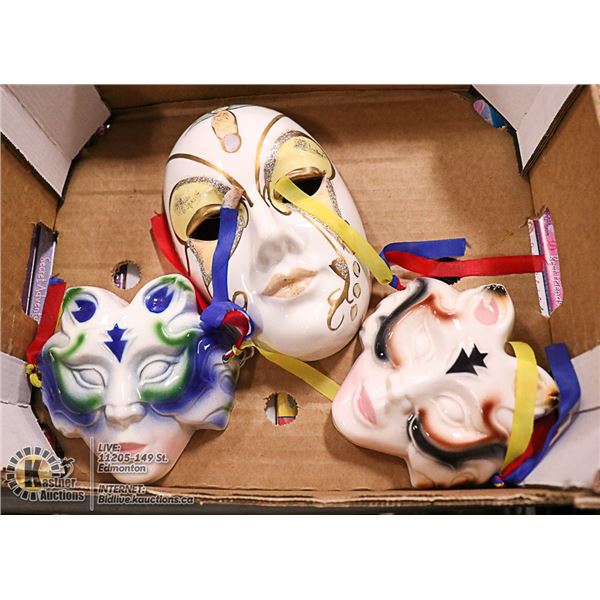 SET OF 3 KIDS PORCELAIN FACE MUSKS