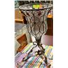 Image 1 : SHOWHOME VINTAGE STYLE GLASS ON METAL STAND