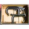 Image 1 : BOX W/ 4 C-CLAMPS INCL 2 PROTO 403 5 INCH CLAMPS