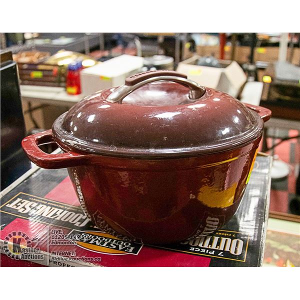 KITCHEN AIR ENAMELED CAST IRON POT