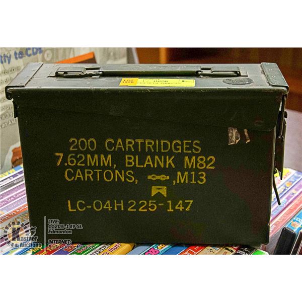 VINTAGE METAL AMMO CASE