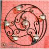 Image 1 : TEA LIGHT WALL HANGING METAL