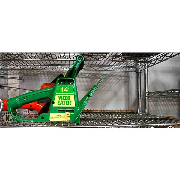 14" WEED EATER ELECTRIC HEDGE TRIMMER