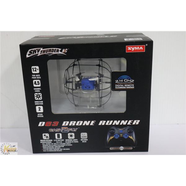 NEW SKY THUNDER D63 DRONE RUNNER,DIGITAL REMOTE