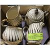 Image 1 : SADLER CREAM AND SUGAR SETS IN SILVER AND GOLD