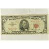 Image 1 : 1963 $5 US RED SEAL NOTE