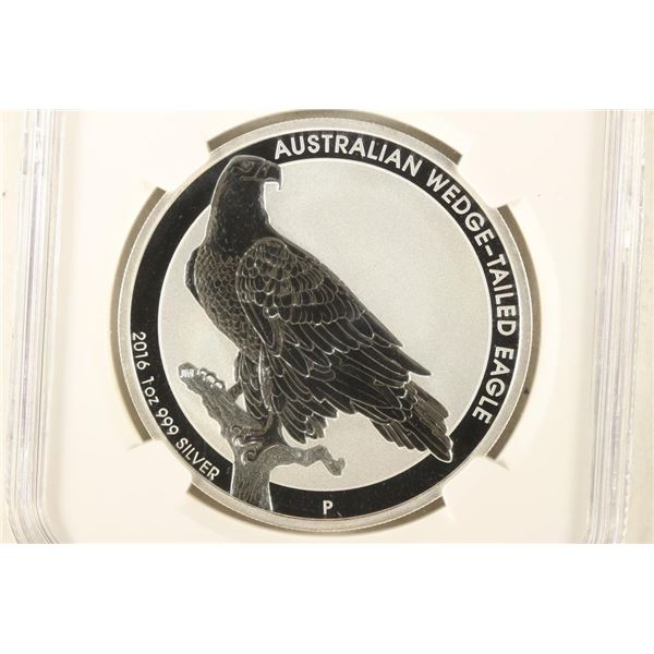 2016-P AUSTRALIA WEDGE-TAILED EAGLE NGC MS70