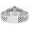 Image 8 : Rolex Mens Stainless Steel Gray Diamond & Ruby Oyster Perpetual Datejust Wristwa