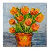 Image 1 : Impasto Orange Floral by Fallas Original