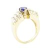 Image 4 : 1.76 ctw Sapphire And Diamond Ring - 14KT Yellow Gold