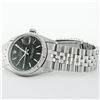 Image 4 : Rolex Mens Stainless Steel Black Index 36mm Datejust Wristwatch