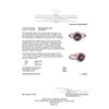 Image 5 : 2.94 ctw Round Mixed Lavender Spinel And Round Brilliant Cut Diamond Ring - 14KT